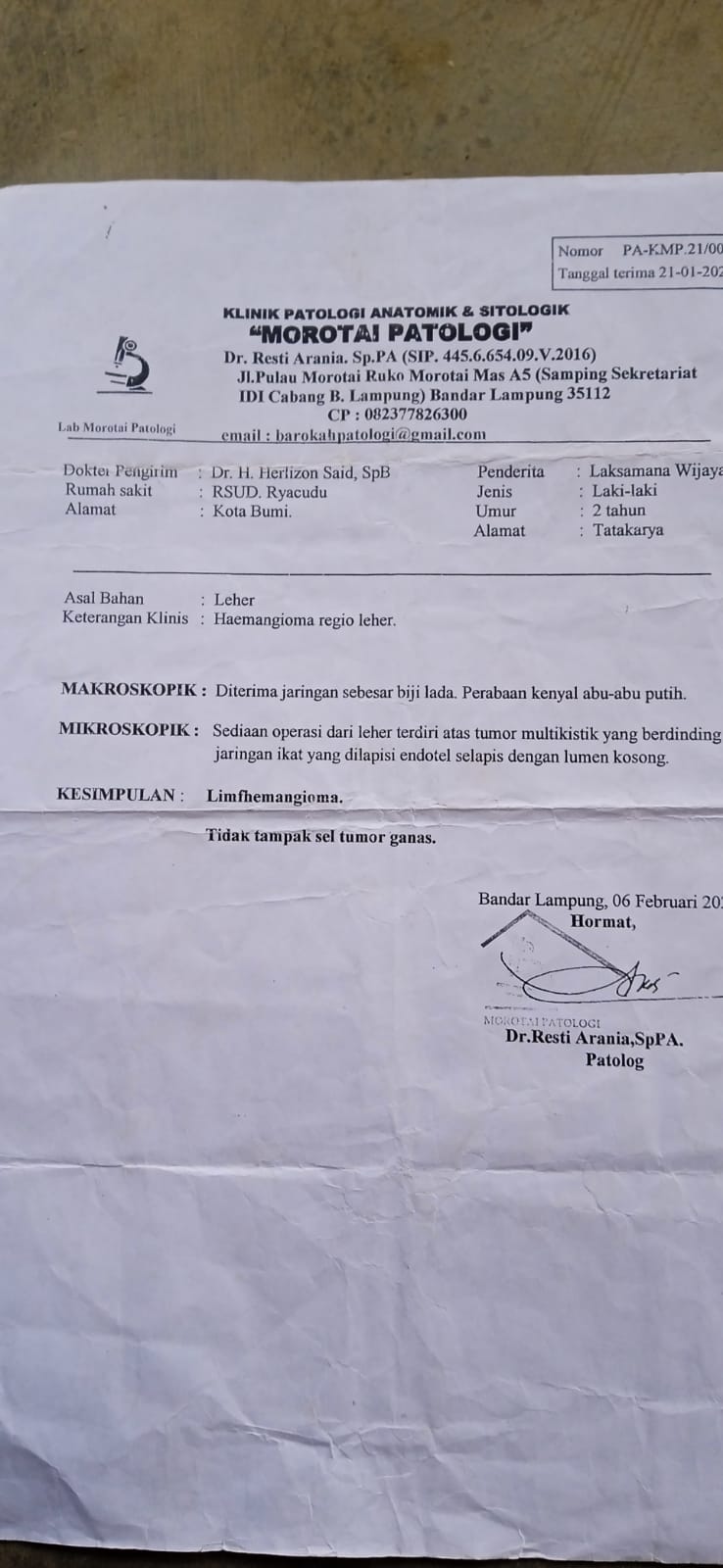 Foto ： Istimewa （doc HE）