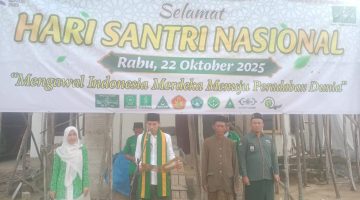 Peringatan Hari Santri Nasional Kecamatan Banjar Baru Berlangsung Khidmat di Padepokan Walisongo Tirto Mahoning Suci
